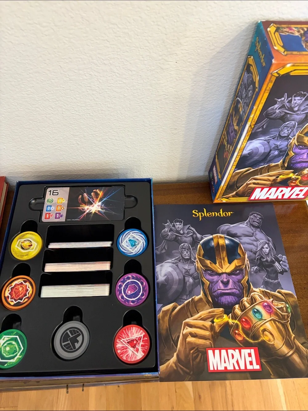 Marvel Splendor Strategy Board Card Game — COMPLETE
